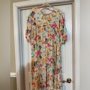 Easel Floral Midi Dress